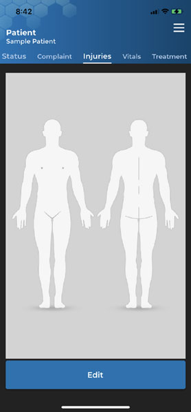 HC Patient Tracking patient injuries