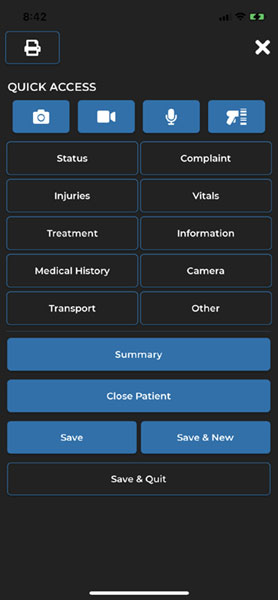 HC Patient Tracking record