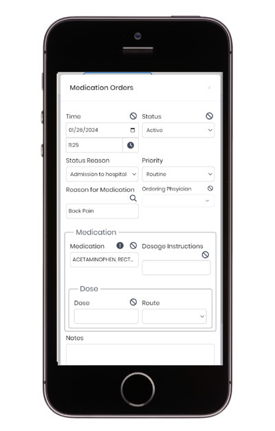 Offline with Autosync - Health Chart